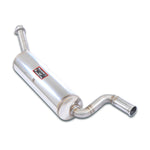 wide view of Supersprint Rear exhaust O54 "S-Bend" for BMW E21 315 / 316 / 318 / 318i 1975-1983 with white background