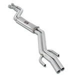 wide view of Supersprint "X-Pipe" Resonated for BMW E30 M3 Sport Evolution 2.5L 1989-1992 with white background