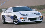 wide view of Stillen Front Fascia - GTZ-R [Gen 1] for Nissan 300ZX [Z32] 1990-1996 fitted inside a car