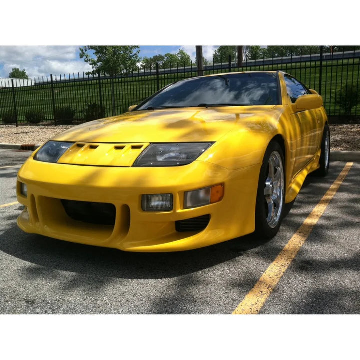 wide view of Stillen Front Fascia - GTZ-R [Gen 1] for Nissan 300ZX [Z32] 1990-1996 fitted inside a car