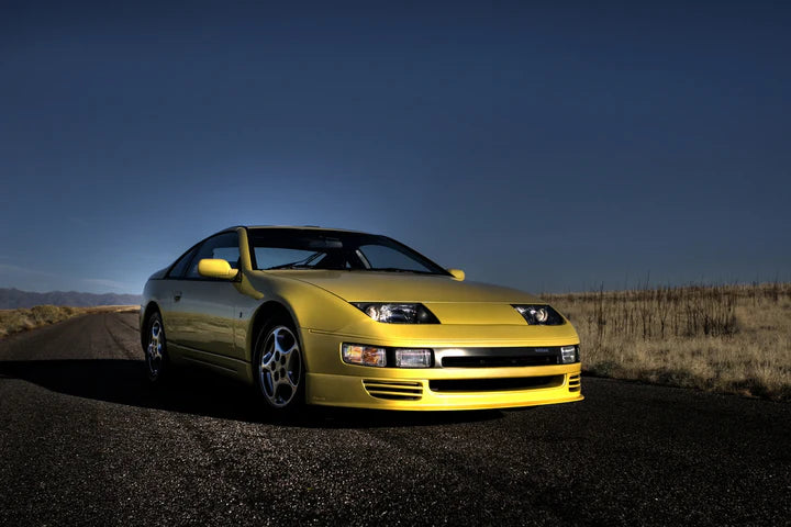 wide view of Stillen Front Lip Spoiler - Type III for Nissan 300ZX [Z32] 1990-1996 fitted inside a car