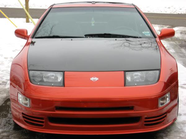 wide view of Stillen Front Lip Spoiler [Type III] for Nissan 300ZX [Z32] Turbo 1990-1996 fitted inside a car