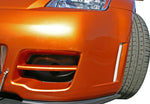 wide view of Stillen Brake Ducts [Series 2 Fascia] for Nissan 350Z [Z33] / Infiniti G35 Coupe 2003-2009 fitted inside a car