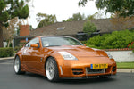 wide view of Stillen Front Splitter [Stillen Series 2 Fascia] for Nissan 350Z 2003-2008 fitted inside a car