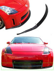 wide view of Stillen Front Splitter [For OEM Fascia] for Nissan 350Z [Z33] 2003-2005 fitted inside a car
