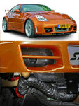 wide view of Stillen Brake Ducts [Series 2 Fascia] for Nissan 350Z [Z33] / Infiniti G35 Coupe 2003-2009 fitted inside a car