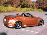 wide view of Stillen (Convertible) Rear Wing Type 1 for Nissan 350Z [Z33] 2004-2009 fitted inside a car