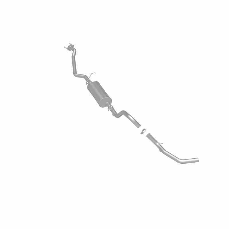 BRExhaust 106-0503 direct-fit exhaust kit, rear three-quarter view of the turntable spin