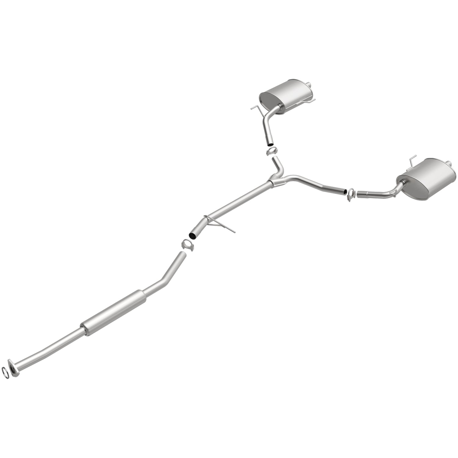 BRExhaust Kit 03-07 Honda Accord 3.0L Direct-Fit Exhaust System 106-0573, product photo 2