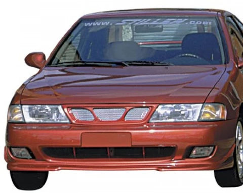 wide view of Stillen Front Lip Spoiler for Nissan 200SX 1995-1997 fitted inside a car