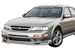 wide view of Stillen Front Lip Spoiler for Nissan Maxima 1997-1999 fitted inside a car