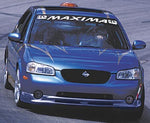 wide view of Stillen Front Lip Spoiler [Classic] for Nissan Maxima 2000-2001 fitted inside a car