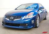 wide view of Stillen Front Lip Spoiler for Nissan Altima Coupe 2008-2009 fitted inside a car