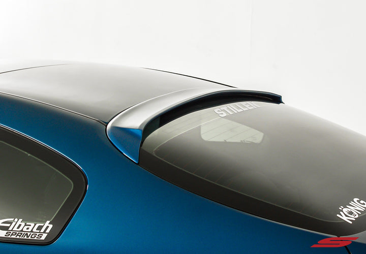 close view of Stillen Roof Wing for Nissan Altima Coupe 2008-2012 fitted inside a car