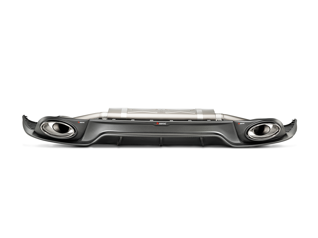Akrapovic Porsche 911 Turbo/Turbo S (991) Rear Carbon Fiber Diffuser - Matte DI-PO/CA/2 for Porsche 911 Turbo/Turbo S 991 2014-2016, side view