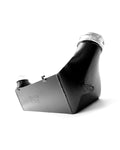 Intercooler end tank with circular outlet