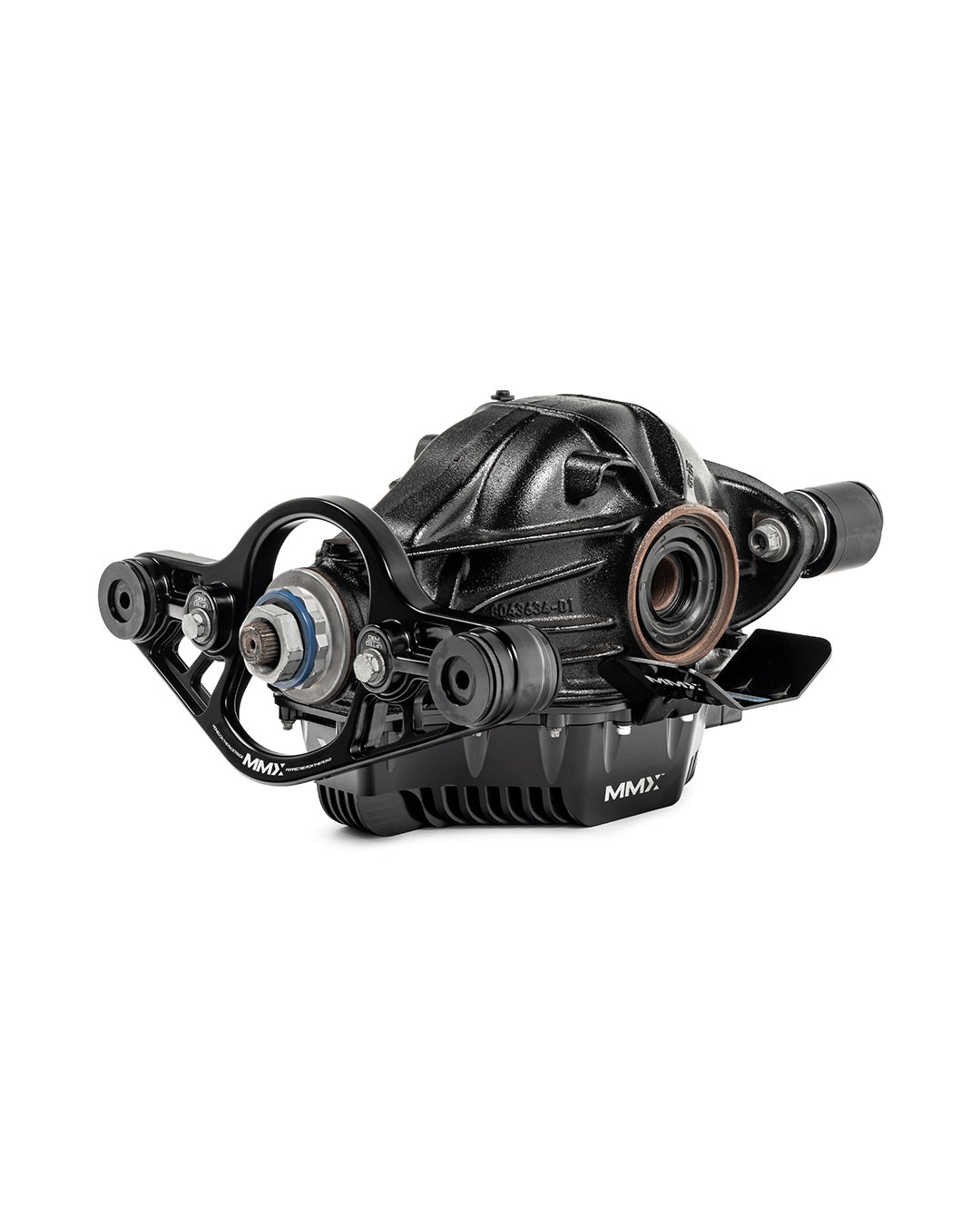 Differential housing and front cradle viewed at an angle