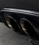 Close-up of bronze-finish WiCrom tips in Capristo carbon frame, Ferrari 12Cilindri