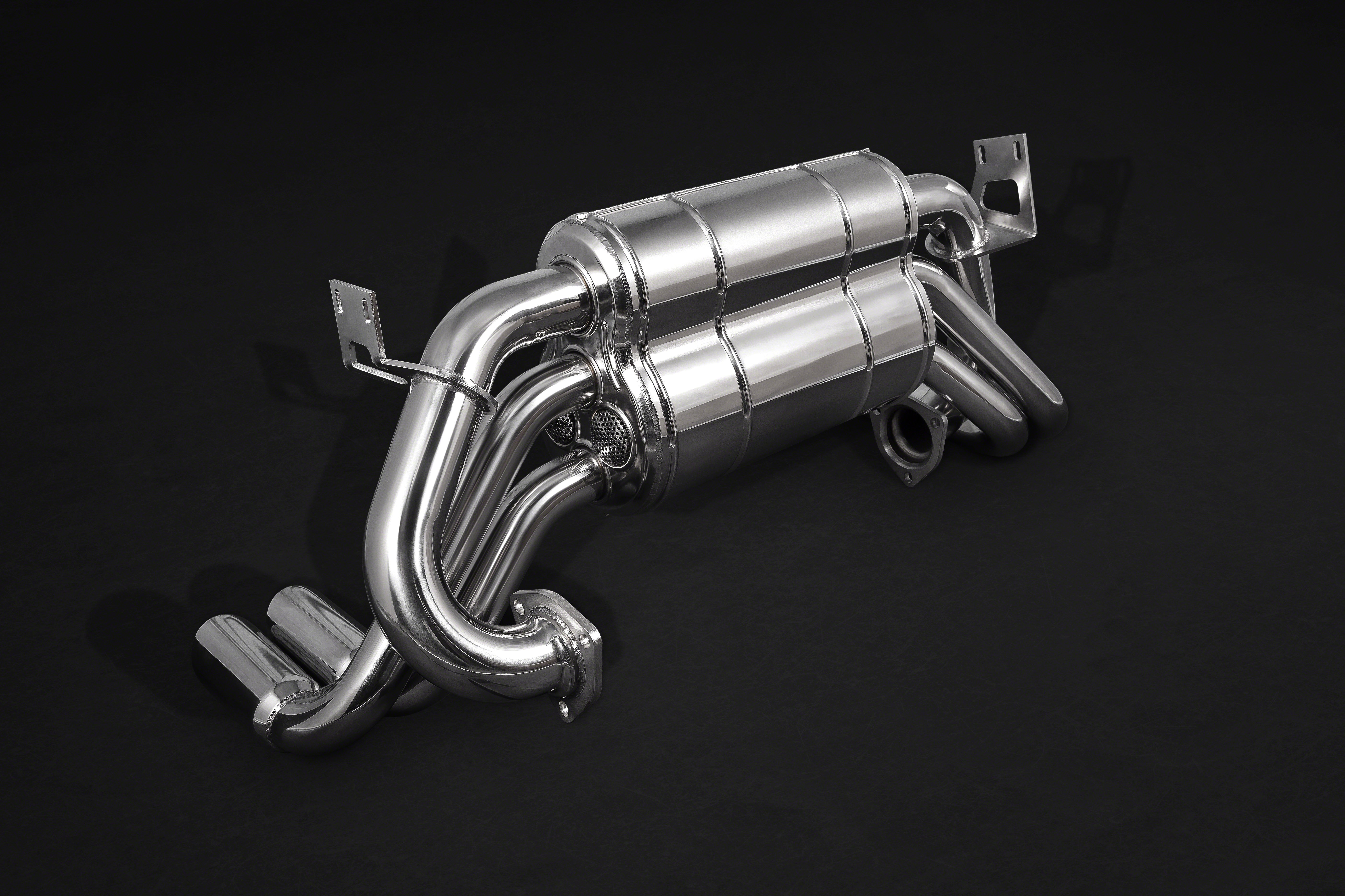 Capristo Ferrari Testarossa FreeFlow exhaust, side angle
