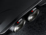 Akrapovic Tail pipe set (Carbon) TP-CT/26 for BMW M3 (F80) 2015-2018, rear view