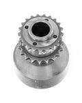 Top view of four-pin crank hub gear face