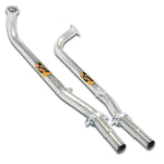 wide view of Supersprint Front pipes kit Right - Left for Alfa Romeo GTV 2.5 V6 1998-2004 with white background