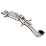 close a view of Supersprint Centre exhaust for Alfa Romeo GTV 2.5 V6 1998-2004 with white background