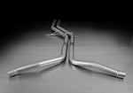 Remus Audi S5 Quattro Coupe (B8) V8 Sport Exhaust Left, front section pipe with twin pipes, studio shot