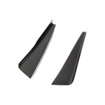 A front view of APR Performance Carbon Fiber Upper Canards Pair Subaru WRX STI 2018-2021 with white background