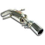 Wide view of Supersprint Rear exhaust Right "Racing" O90 for BMW E92 Coupè 2006-2010 with white background