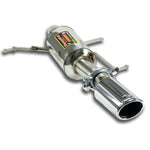 Wide view of Supersprint Rear exhaust Left "Racing" O90 for BMW E92 Coupè 2006-2010 with white background