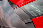 Capristo F8 carbon engine bonnet top cover beside the rear glass