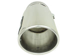aFe MACH Force-Xp Universal Exhaust Tip 4 IN Inlet x 5 IN Outlet x 12 IN L- Polished Tip