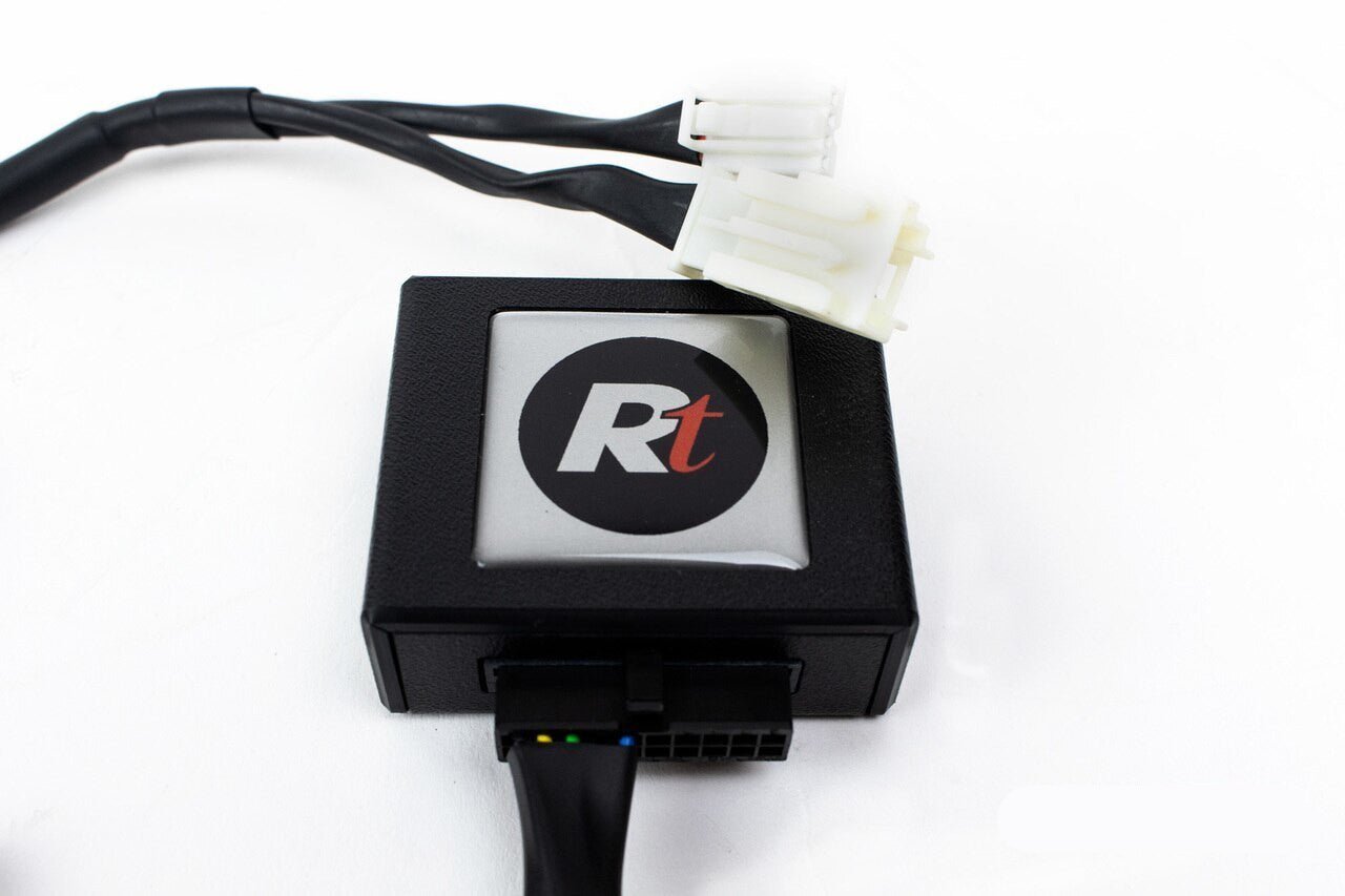 A close up view of a part of RENNtech EVM | Exhaust Valve Module with white background.