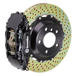 E46 M3 Brembo GT 4-piston front kit, black caliper, 355mm drilled 2-piece disc