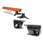 A front view of APR Performance Brake Cooling Kit Subaru STI 2018-2021 with white background