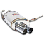 close side view of Supersprint Rear exhaust "Racing" OO70 for MW Z4 Roadster LHD 2.2i (M54 Engine - 170 Hp) 2003–2005 with white background