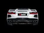 Akrapovic 2020 Chevrolet Corvette Stingray (C8) OPF/GPF Slip-On Line (Titanium) w/ Titanium Tips