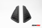 Carbon fender extractors from the front - Carbon Fiber Fender Extractors for the 2016-2021 AMG GT