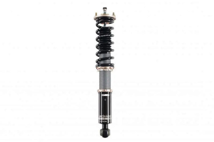 A front view of BC Racing DS Series Coilovers (C5) for Audi A6 Allroad Quattro 2001-2005 with white background