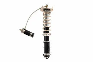 A front view of BC Racing HM Series Coilovers (CZ4A) for Mitsubishi Lancer Evo 2008 / 2010-2015 with white background