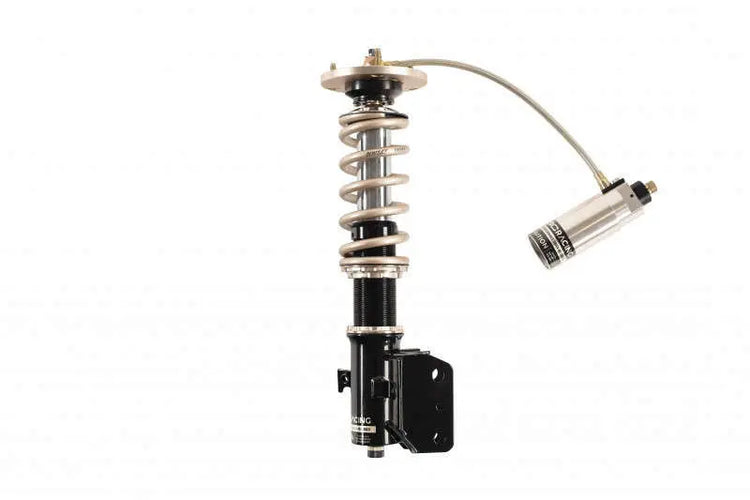 A front view of BC Racing ZR Series Coilovers (D31A/D32A/D33A/EC5W/EC5A) for Mitsubishi Eclipse 1995-1999 with white background