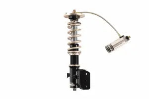 A front view of BC Racing ZR Series Coilovers (CT9A) for Mitsubishi Lancer Evo 2003-2006 with white background