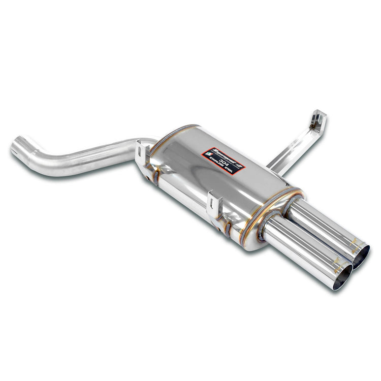 wide view of Supersprint Rear exhaust Right "Racing" OO70 for MW E39 M5 5.0 V8 1998-2004 (Headers System - Race) with white background
