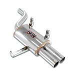 wide view of Supersprint Rear exhaust Left "Racing" OO70 for BMW E39 M5 5.0 V8 1998-2004 (Headers System - Race) with white background