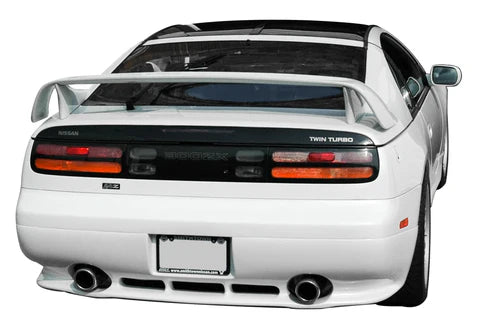 wide view of Stillen Type III Rear Spoiler for Nissan 300ZX 1990-1996 fitted inside a car