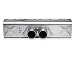 Akrapovic Slip-On Line (Titanium) 997 MTP-PO997GT3H/1 for Porsche 911 GT3 (991) 2014-2016, angled view