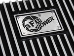 aFe POWER Transmission Pan Ford Trucks 80-92 (AOD Transmission)- Black w/ Machined Fins