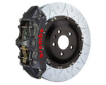A front view of Brembo GT-S Front Big Brake Kit 405x34 2-Piece 6-Piston Type 3 Rotors Volkswagen Tiguan R (Mk2) with white background