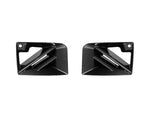 A front view of AUTOTECKNIC DRY CARBON CORSA FRONT AIR INLET TRIM SET - BMW G87 M2 2023+ with white background